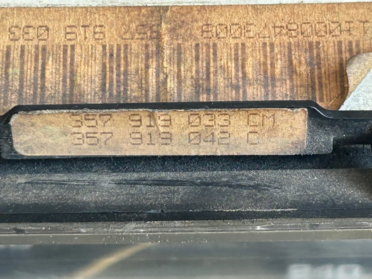 VW Passat B3 instrumentkluster 357919033C image 4