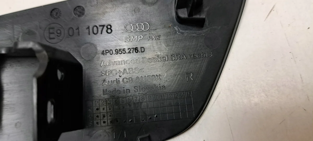 Tapa para Audi A6 C9 4P0955276D Z92 image 5