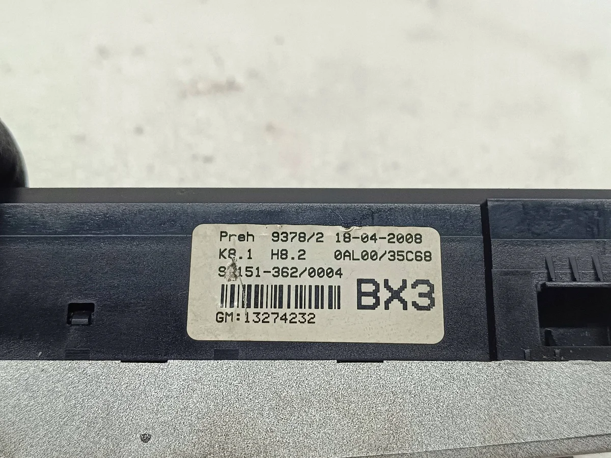 Opel Astra H Paneel Airco Klimaat 13274232 image 4