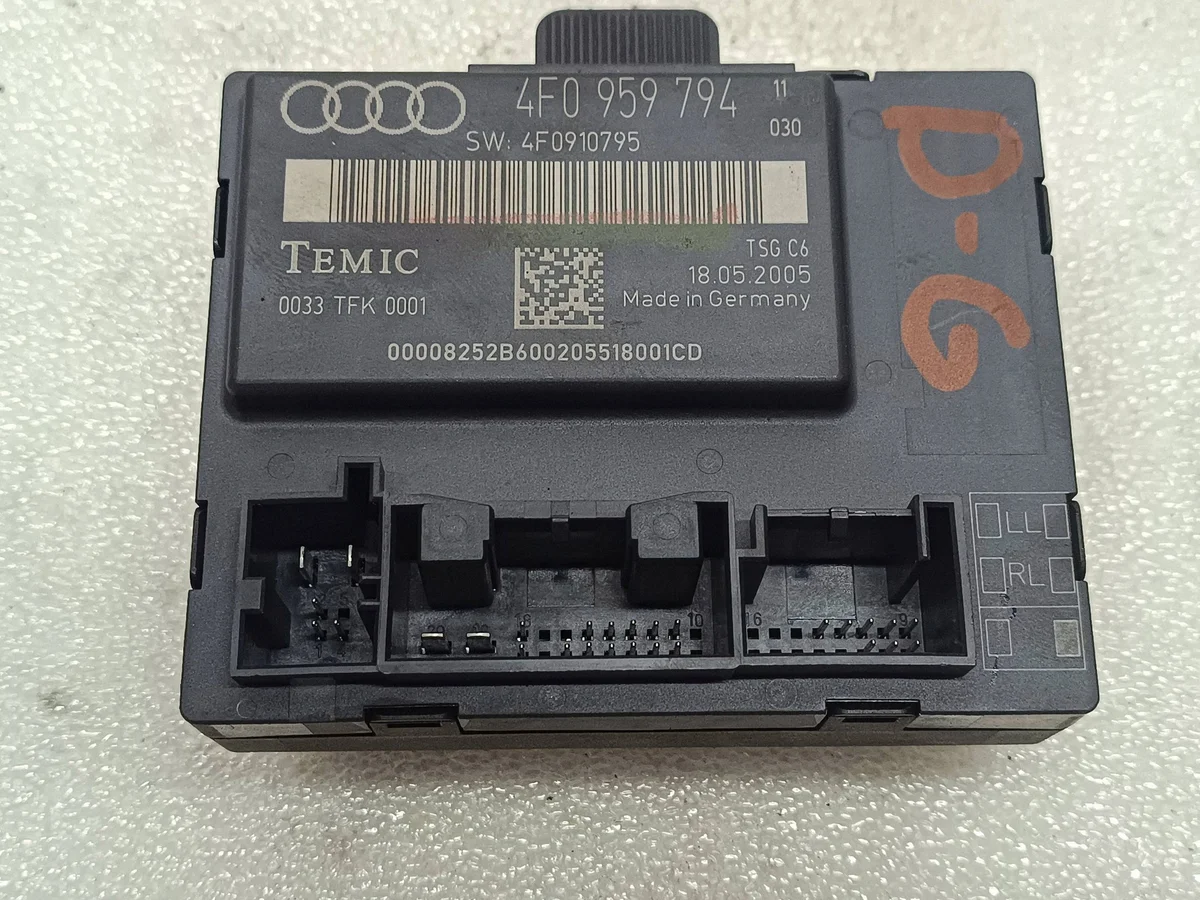 Module Deur Rechts Achter Audi A6 S6 C6 4F0959794 image 3