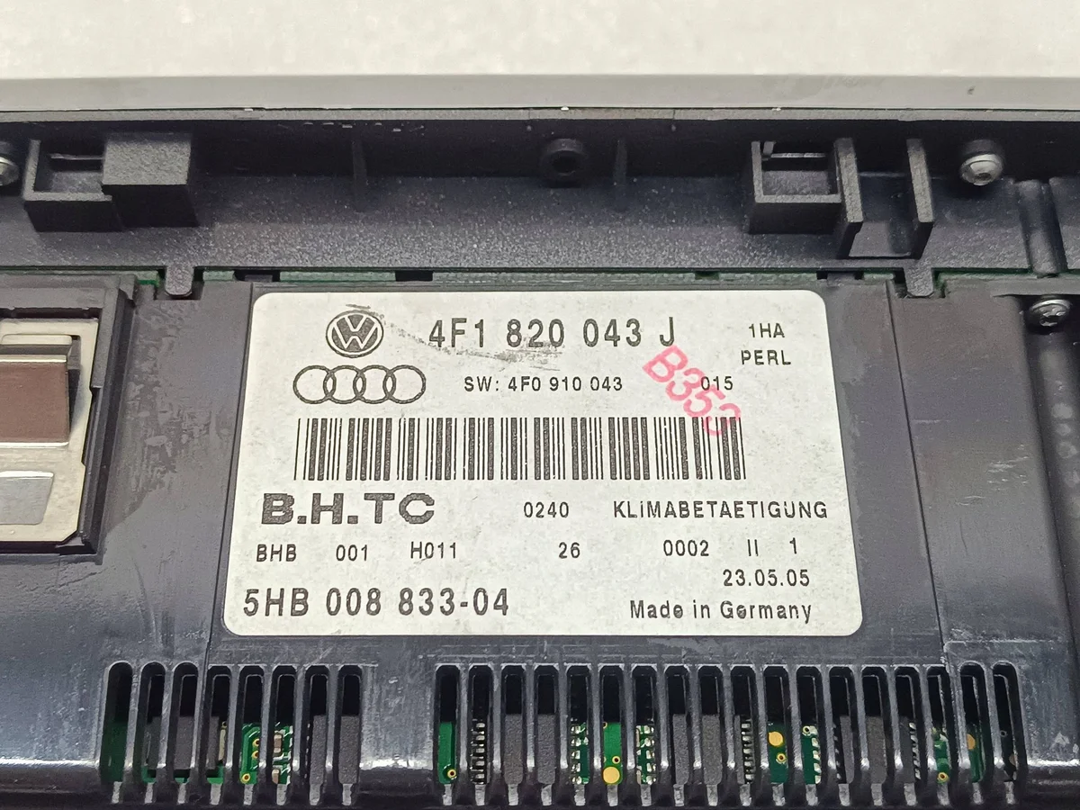 Audi A6 C6 Panel Klimatyzacji 4F1820043J image 5