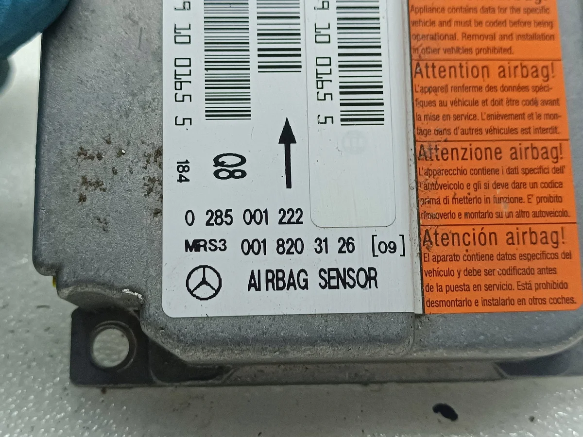 Airbag Steuergerät Mercedes-Benz A W168 0285001222 image 4