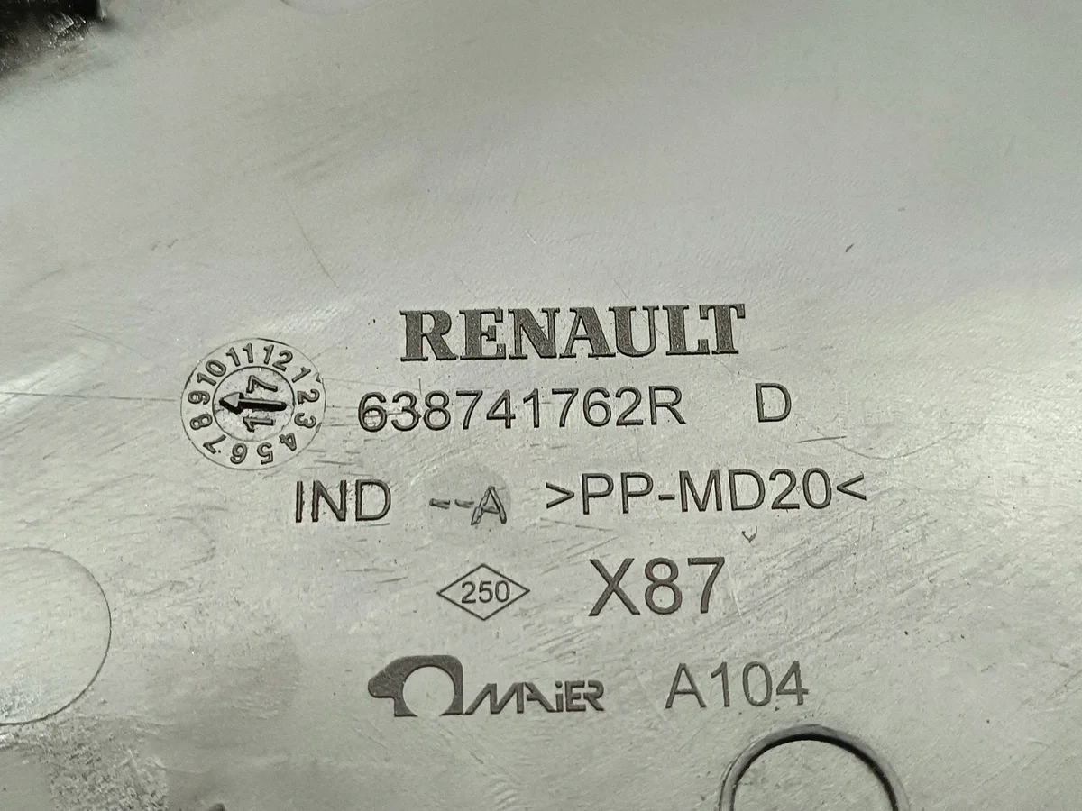 Carcasa espejo Renault Captur Dcho. 638741762R image 4