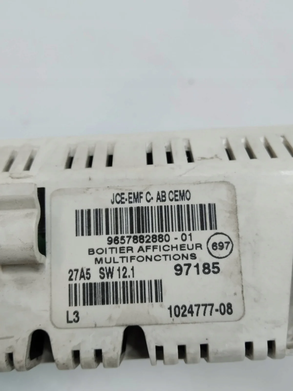 Display 9657882880 Citroen C5 I image 3