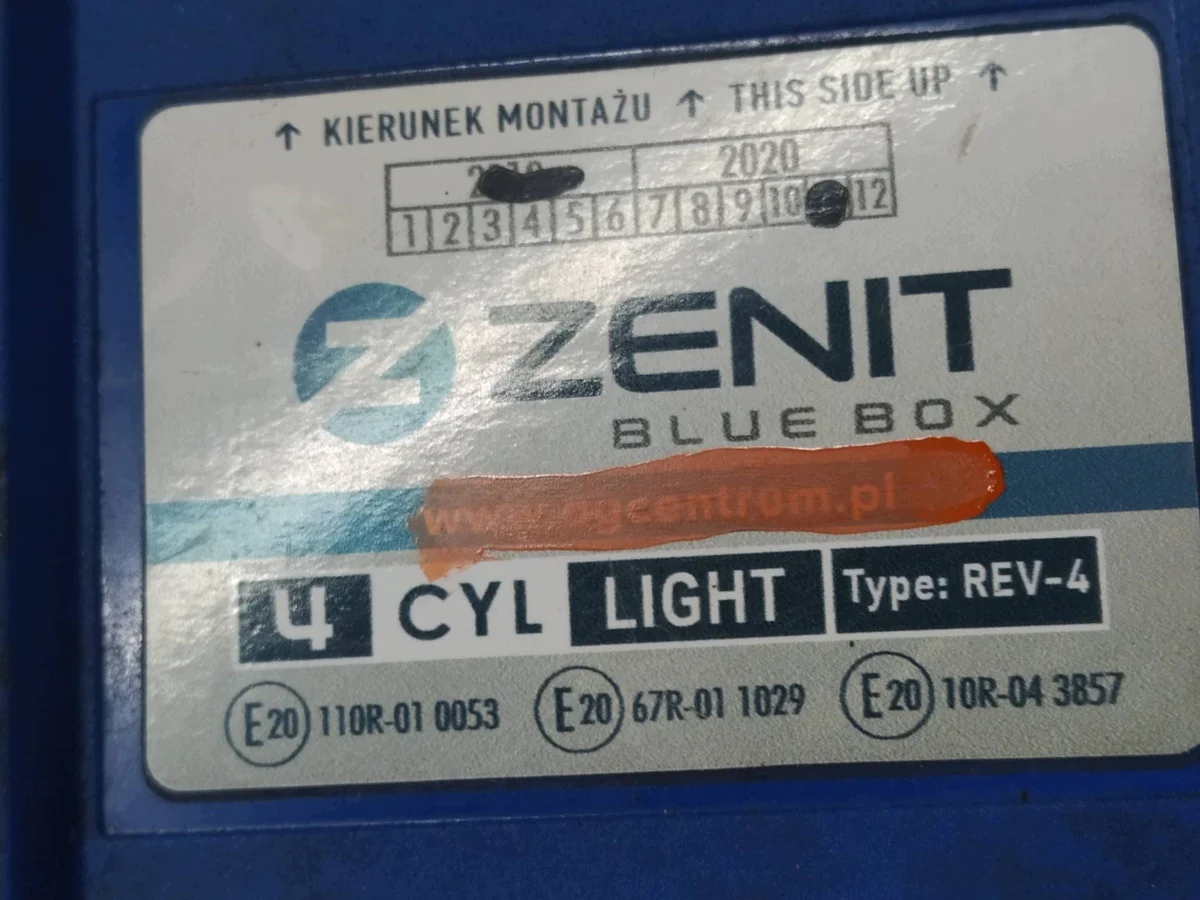 Controlador GNV Zenit Blue Box Rev-4 Usado image 3