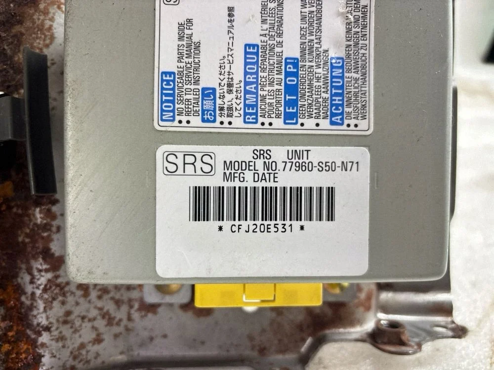 Honda Logo Airbag Control Module 77960S50N71 image 7