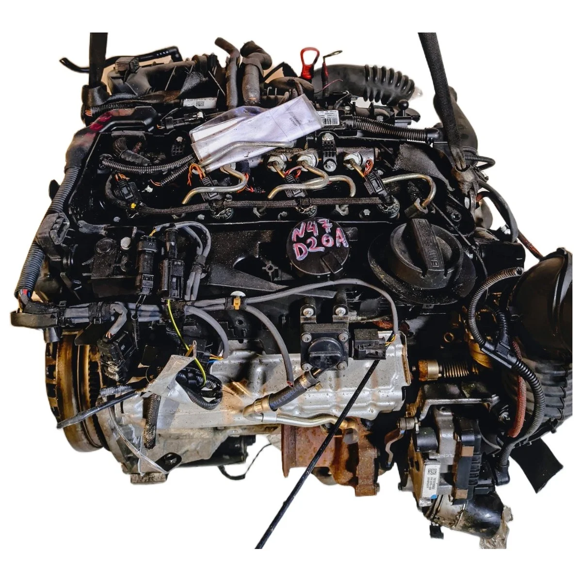 Motor BMW 520d E60 E61 2.0D N47D20A Gebruikt image 3