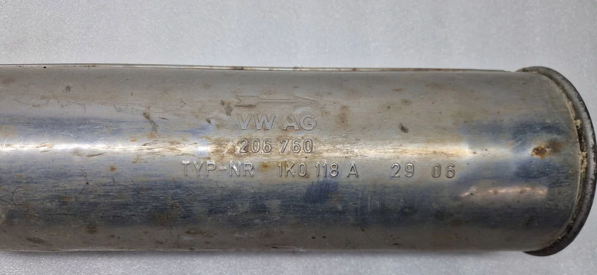 Avgassystem Audi A3 S3 8P 1K0118A image 5