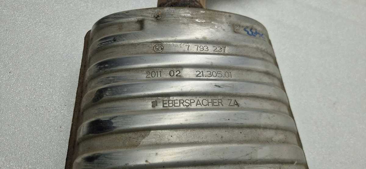 Tubo de escape BMW E92 2.0D 2009 OEM 7793237 image 6