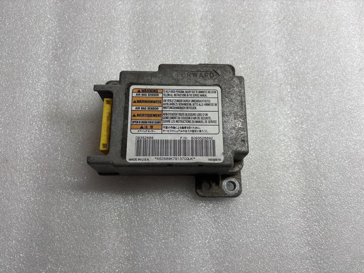 Sterownik Airbag Opel Frontera B 8093526892