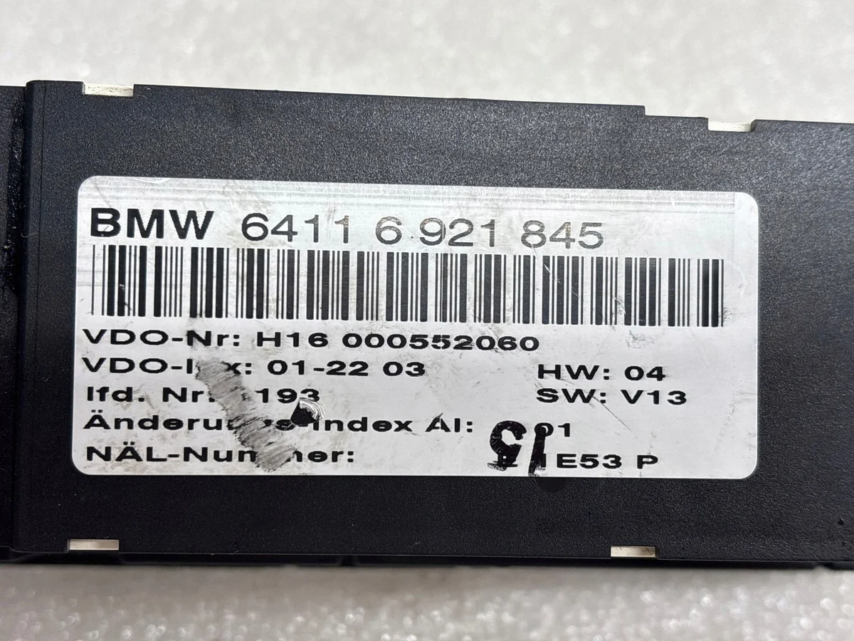 BMW 3 E46 316ti Compact 2002 Pannello Clima image 4