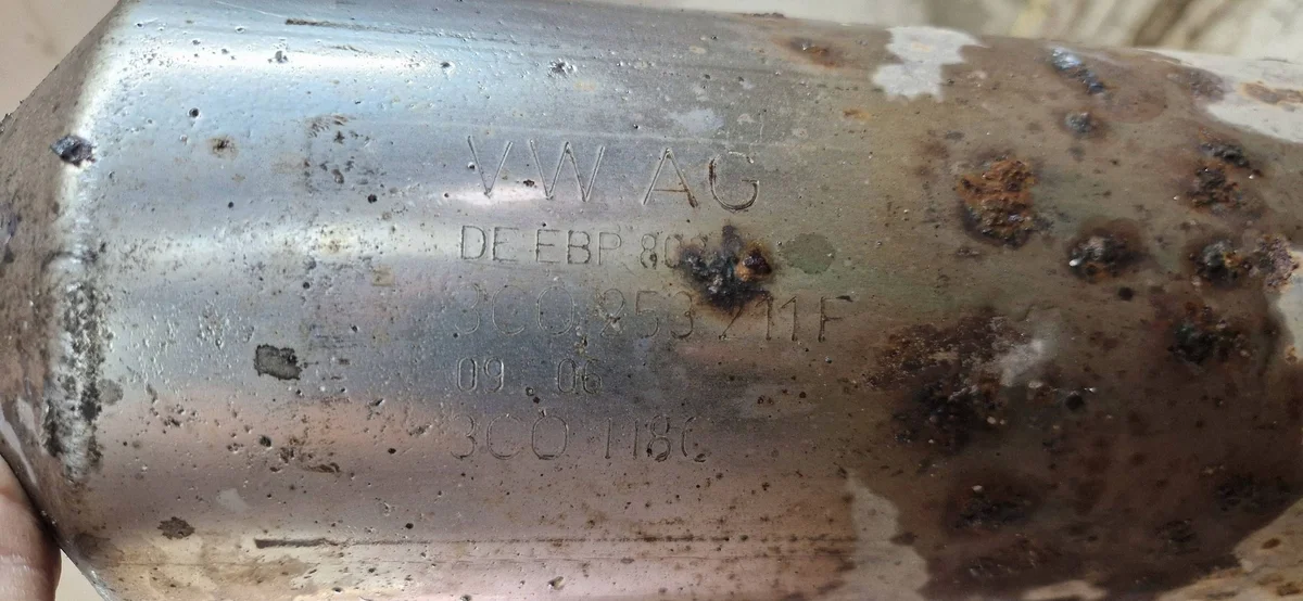 Avgassystem Volkswagen Passat B6 3C0253611AP image 6