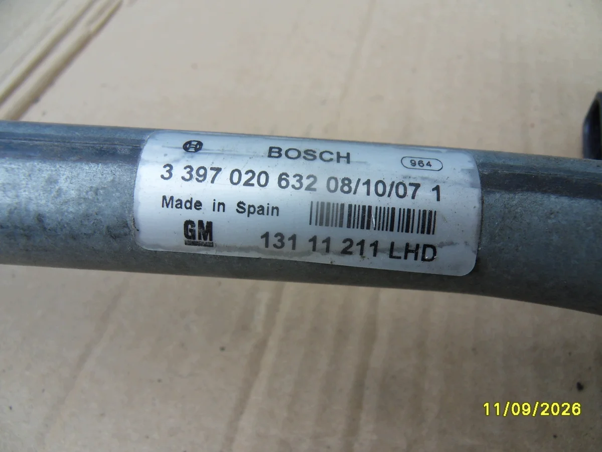 Opel Astra H Torkarmekanism Fram 13111211LHD image 7