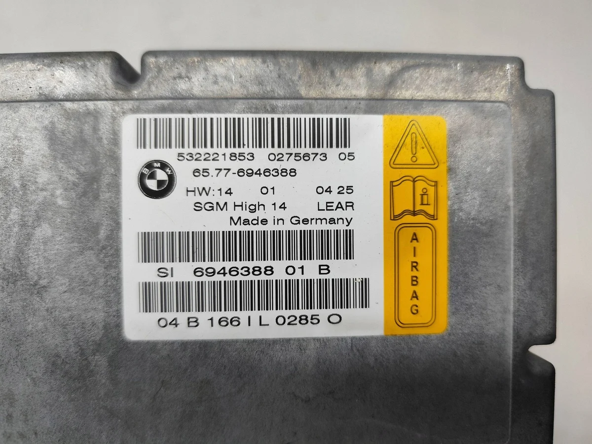 Airbag Steuergerät BMW 5 E60 E61 6946388 image 3