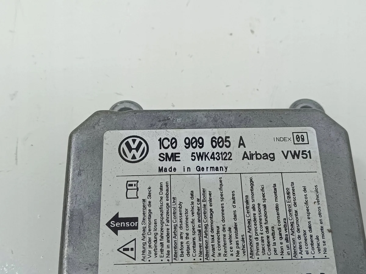 Airbag Controller Seat Leon 1C0909605A image 3