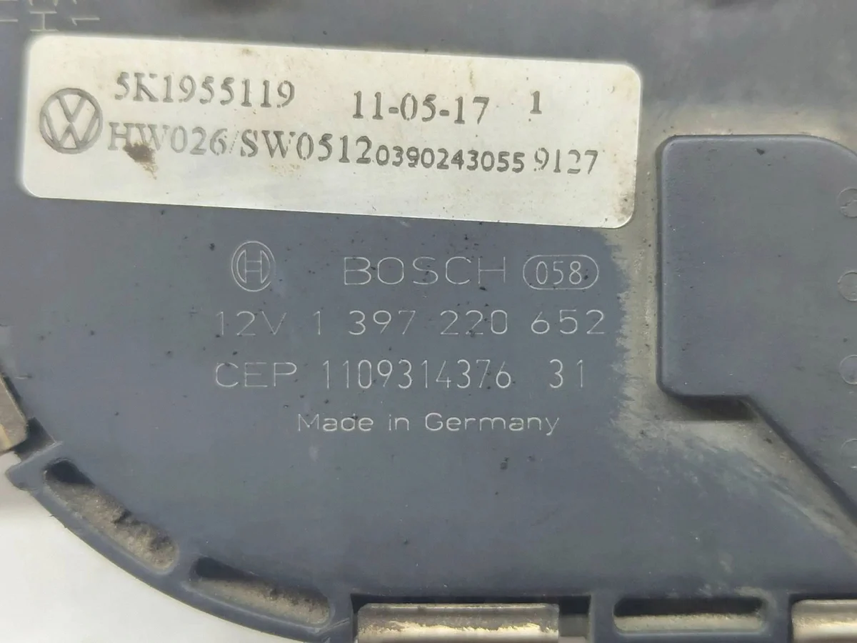 Motor vindrutetorkare Skoda Octavia II 1397220652 image 6