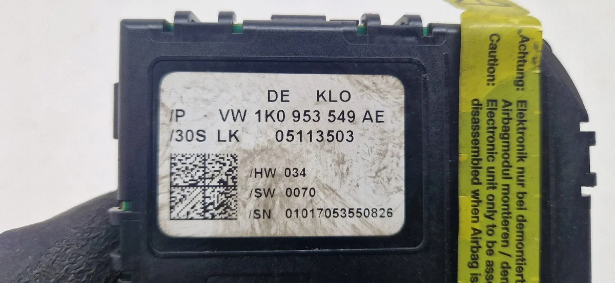 Used Steering Angle Sensor Skoda Octavia II 1K0953549AE image 5