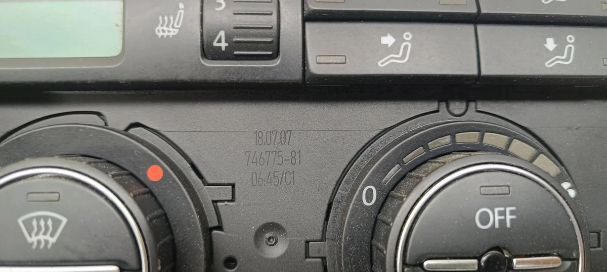 Volkswagen Passat B6 2008 Klimapanel image 4