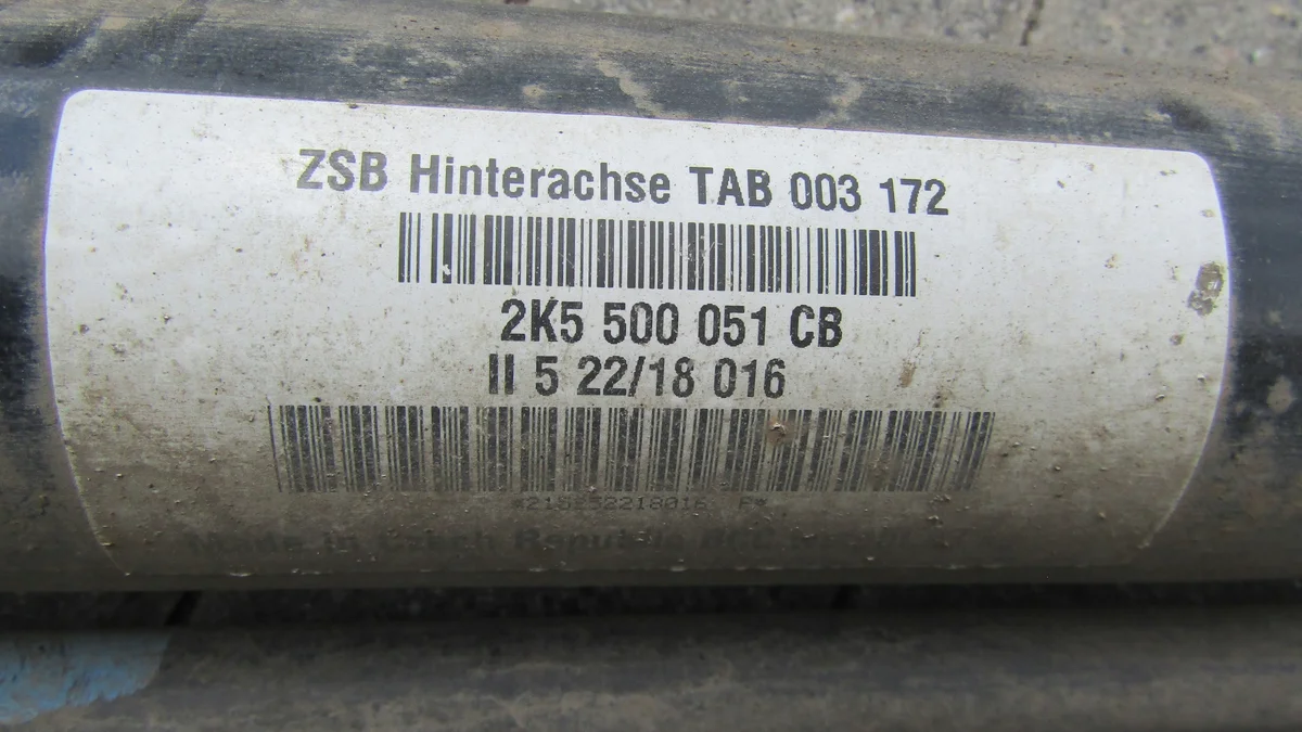 VW Caddy IV 15-20 Akseliteline Käytetty image 3