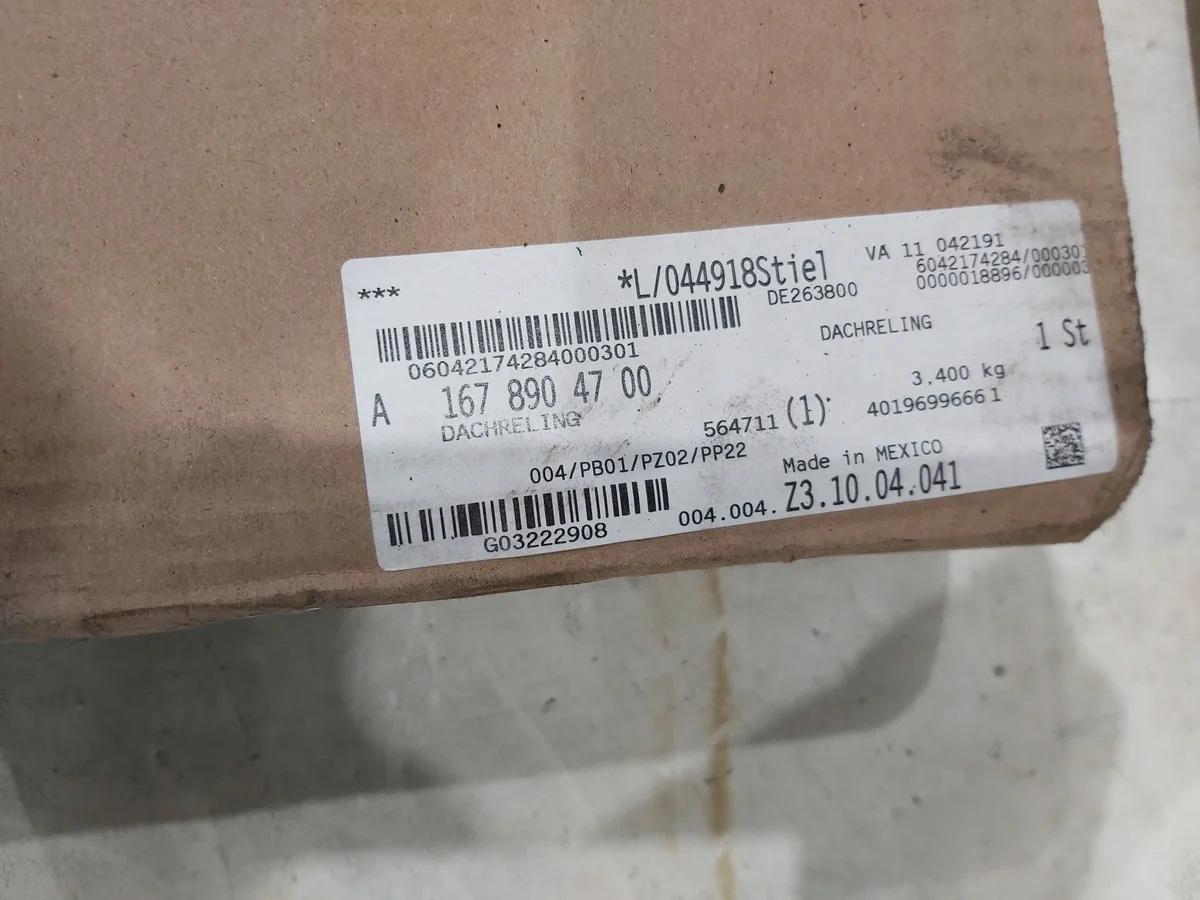 Dachreling Mercedes GLE W167 AMG A1678904700 image 4
