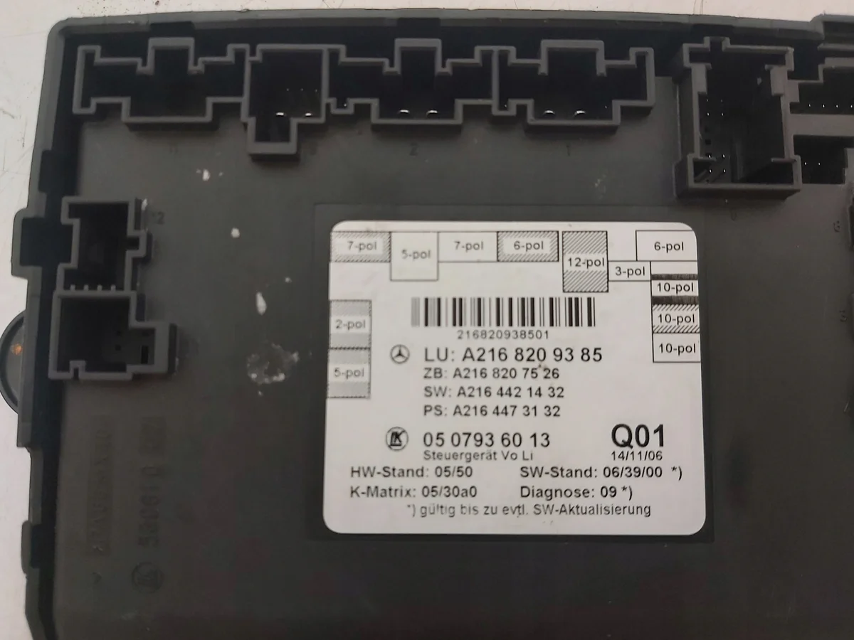 Modul Tür Mercedes CL W216 A2168209385 image 3