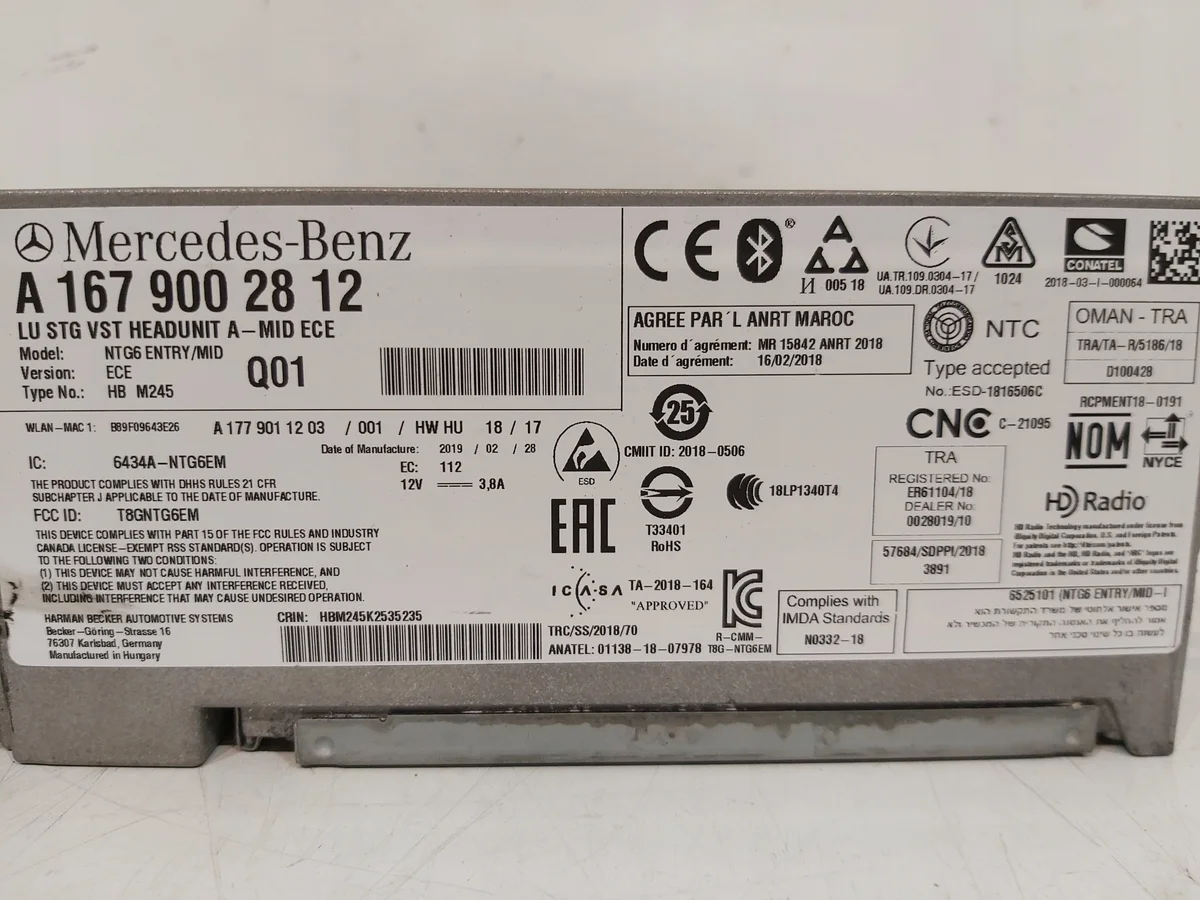 Mercedes-Benz OE A1679002812 Usado image 3