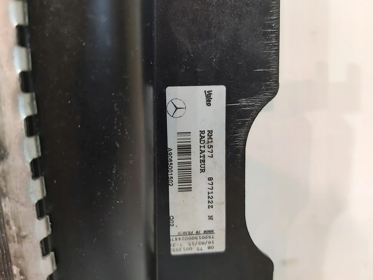 Koelvloeistofradiator Mercedes Sprinter A9065001502 image 3