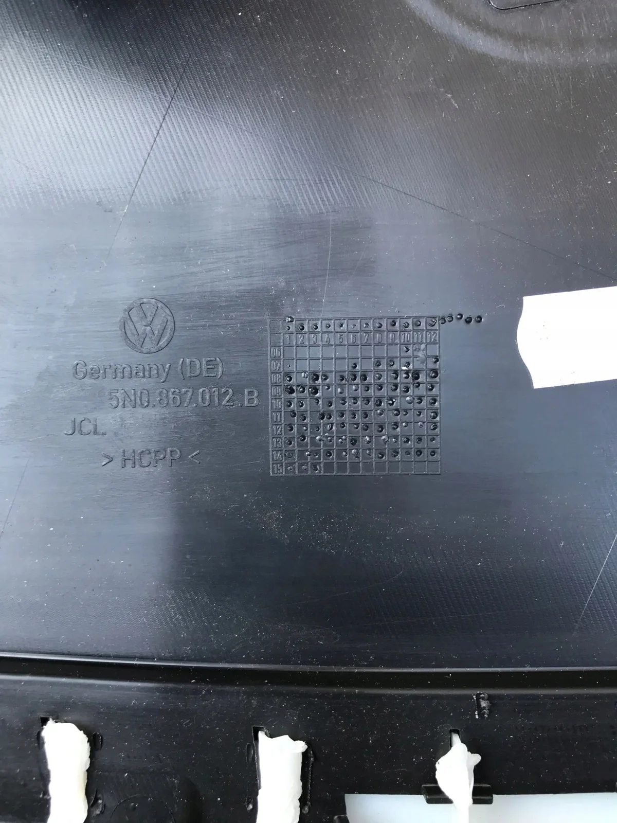 Boczek tapicerka prawy przód VW Tiguan image 6