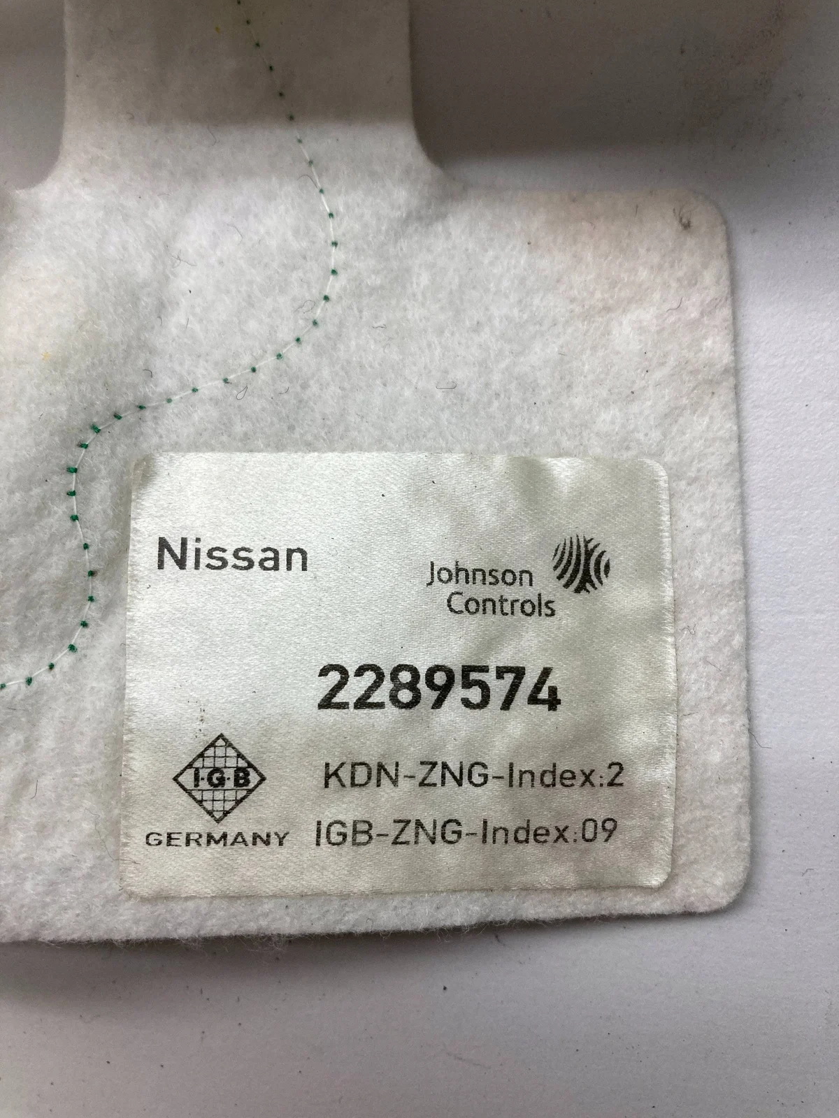Nissan Leaf istuinlämmitysmatto vasen etu image 5