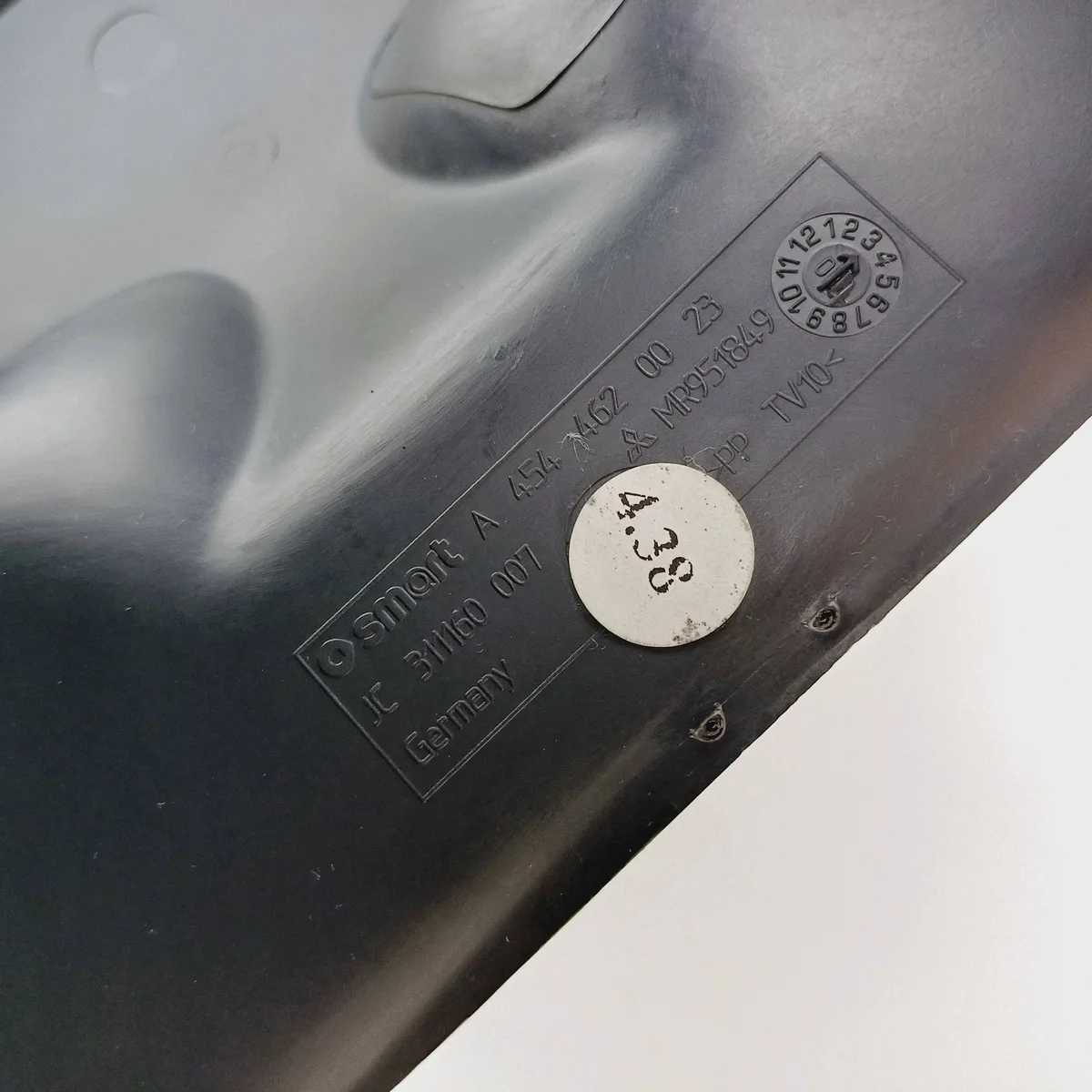 Carcasa Columna Dirección Smart Forfour A4544620123 image 7