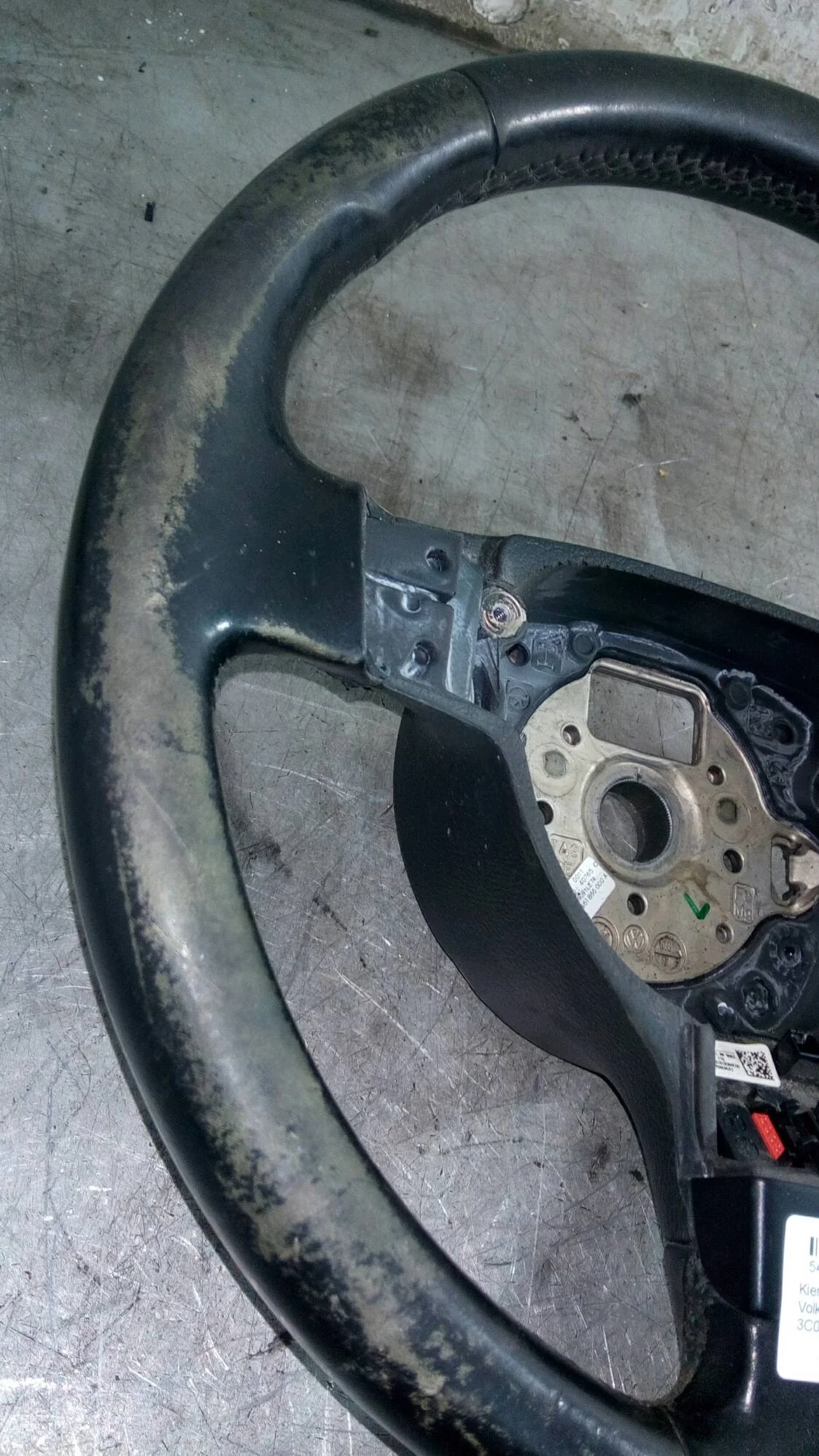 Volant VW Passat B6 1.9 TDI OEM 3C0419091 image 3
