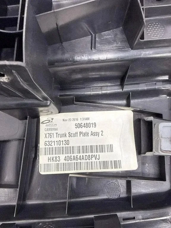 Jaguar F-Pace 2018 Bagage Trunk Sill Cover image 8