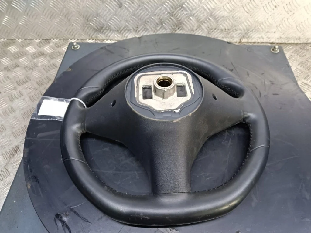 Tesla Model S Volante Couro Preto W-13454- image 3