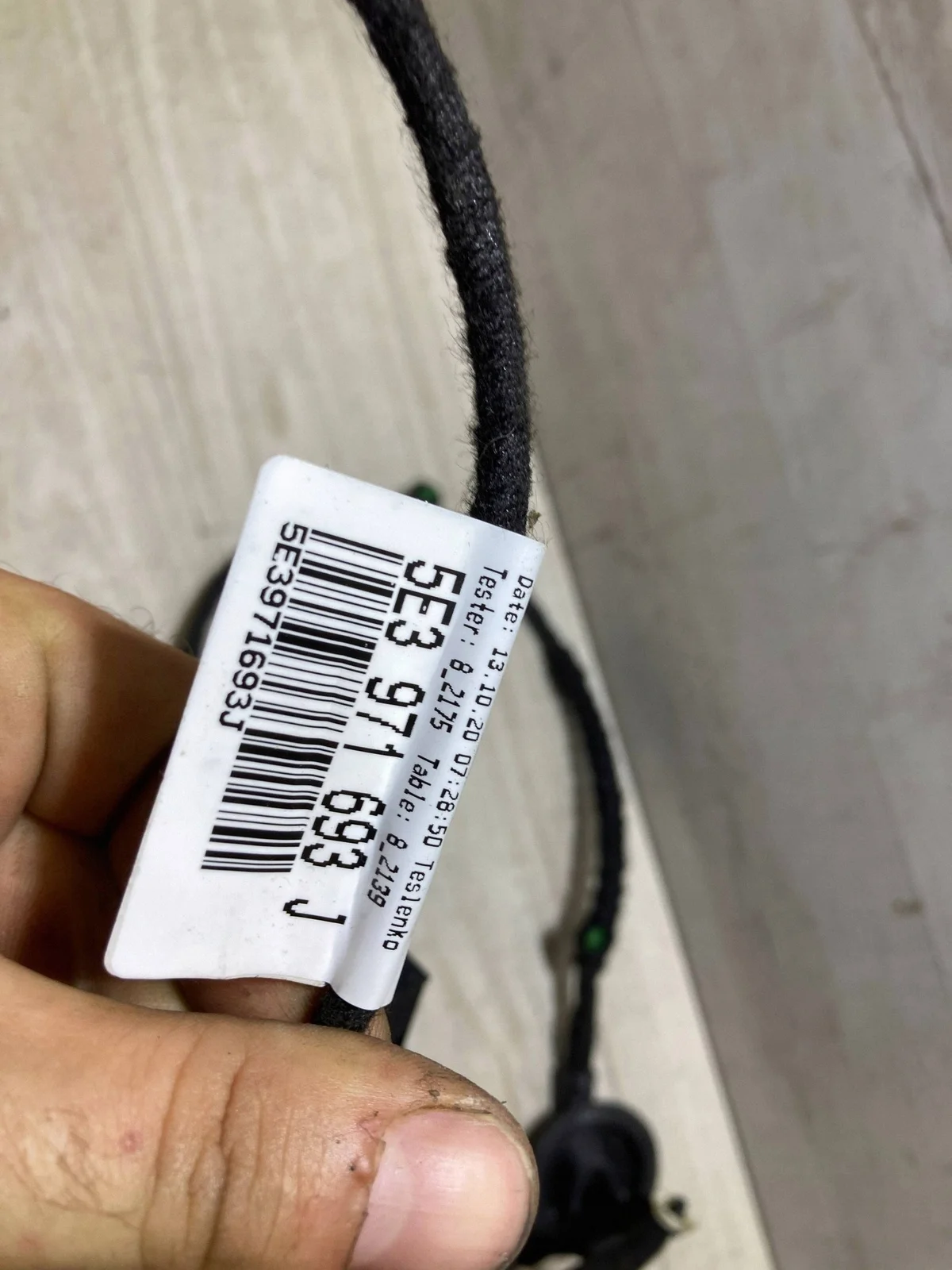 Skoda Octavia Mk4 2021 Türleitung links hinten image 3
