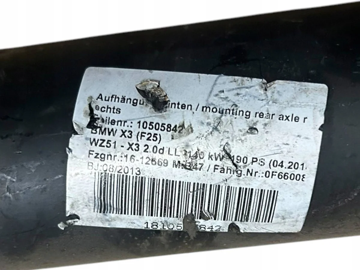 Antriebswelle BMW X3 (gebraucht) OEM 26107612791 image 5