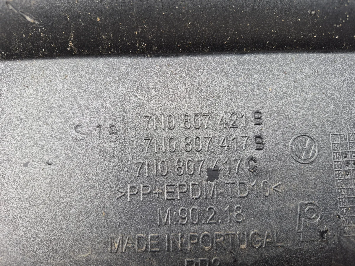 VW Sharan 7N Rear Bumper 7N0807421B Y1 image 6