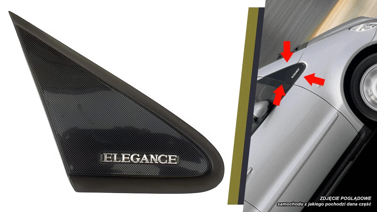 Mercedes W168 Fender Trim Right KD6870