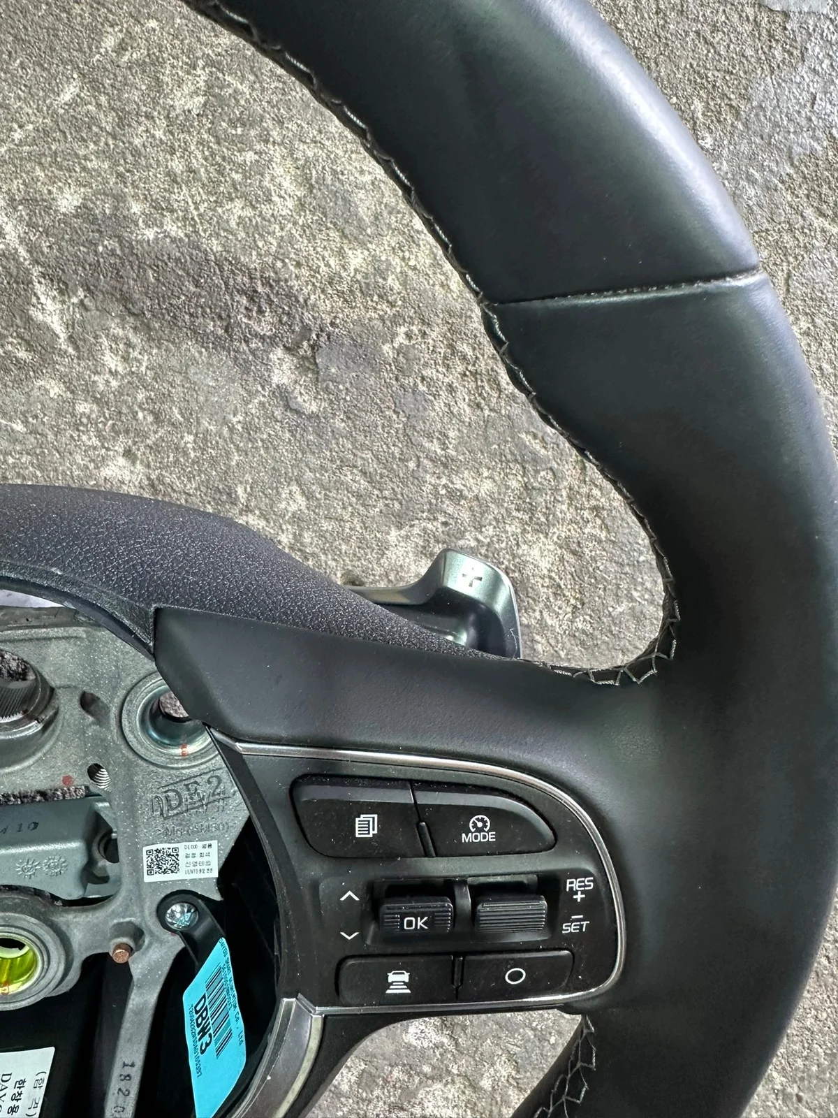Lenkrad Leder Multi Schaltwippen Kia Niro I LIFT image 3