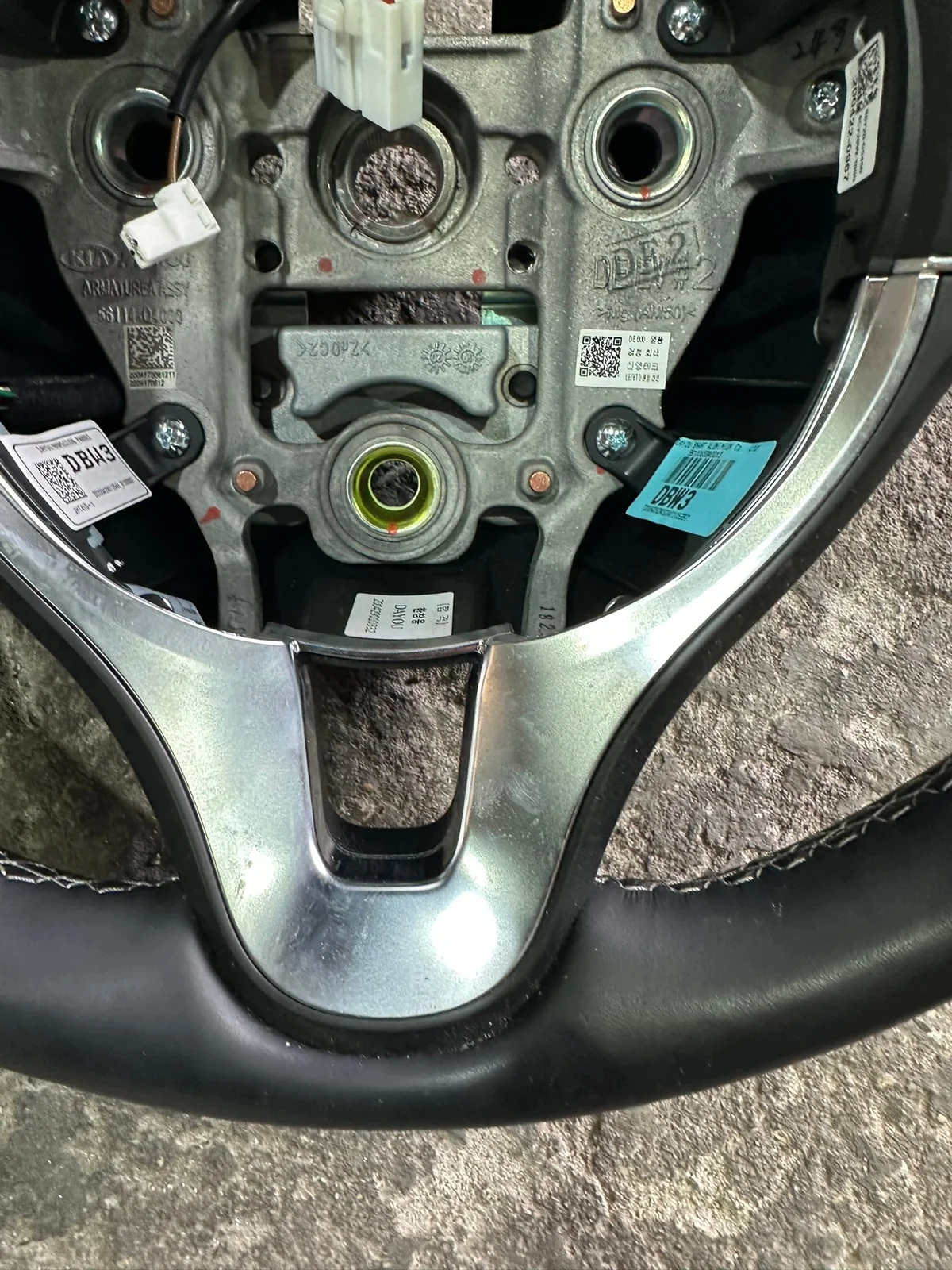 Lenkrad Leder Multi Schaltwippen Kia Niro I LIFT image 5