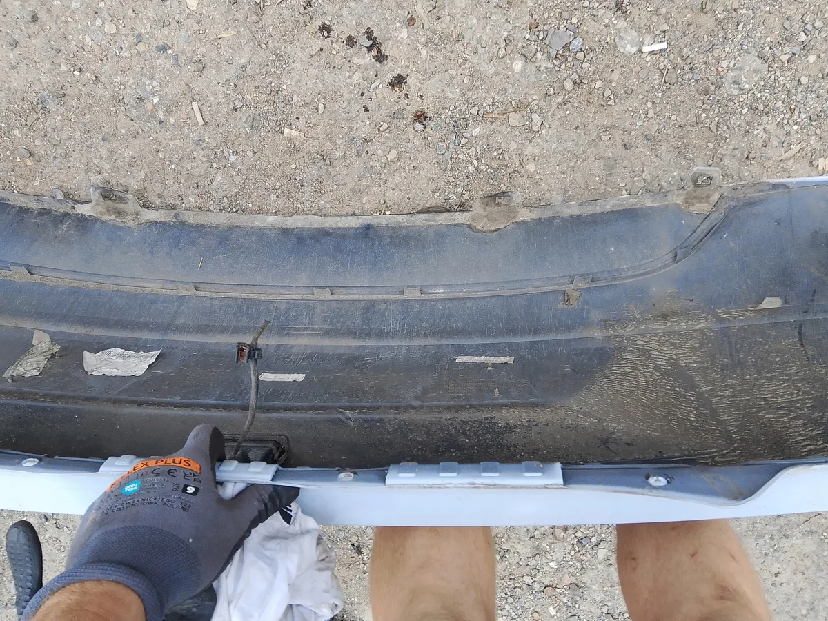 VW UP Rear Bumper 1S6807421 Used image 7
