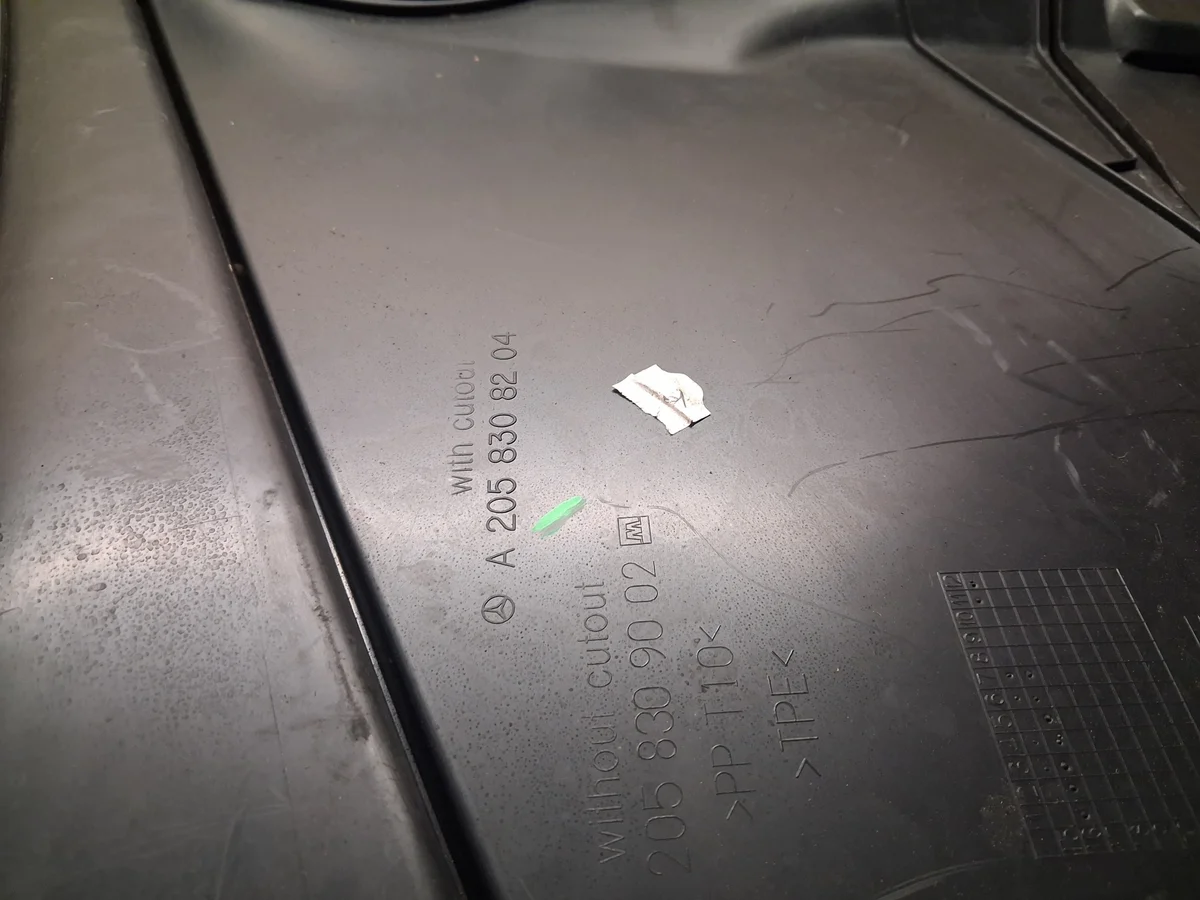 Mercedes C W205 13-21 Right Under Windshield Panel