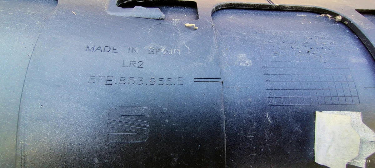 Blende Kofferraumklappe Seat Leon IV 5FE853955E image 8