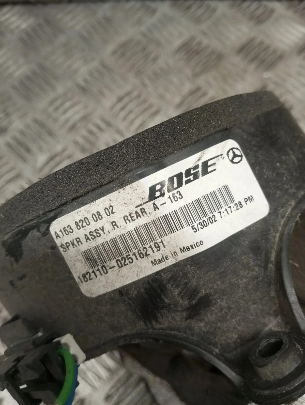 Bose Lautsprecher Mercedes-Benz OE A1638200802 image 3