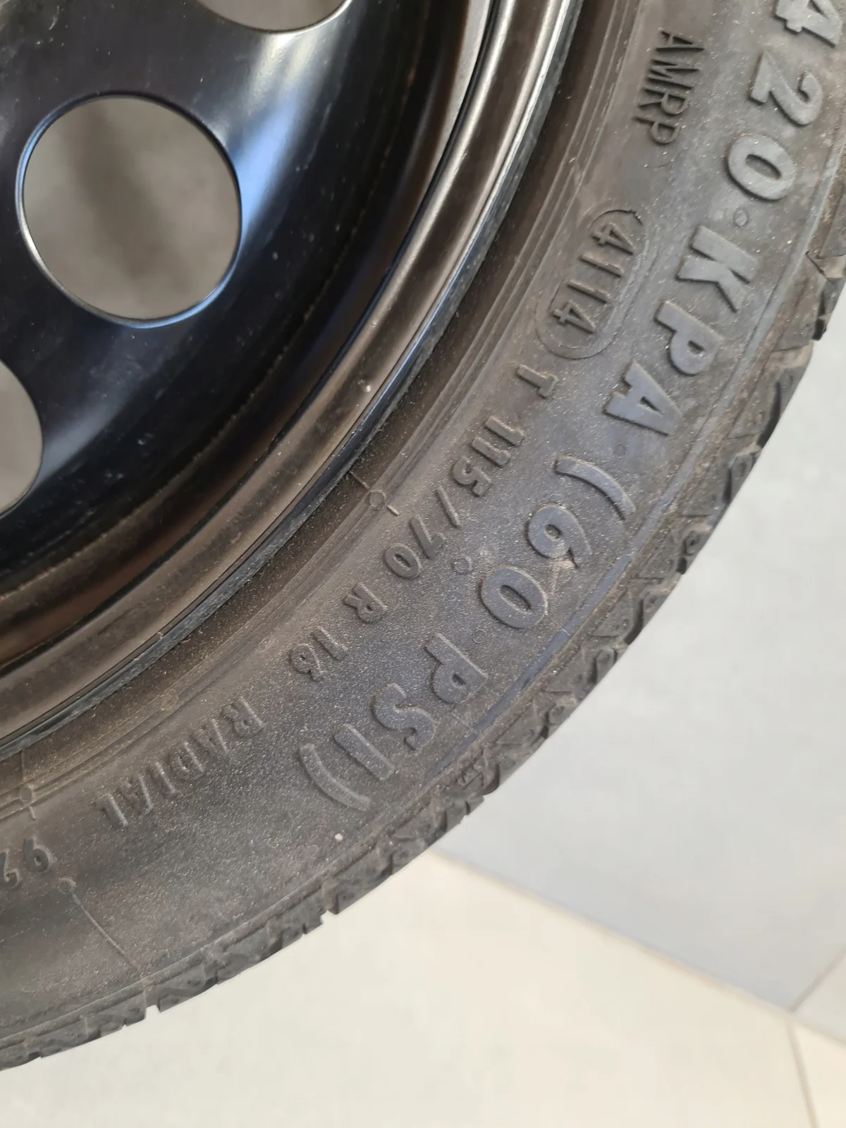 Notrad 16 5x115 Chevrolet Cruze Reparaturset image 5