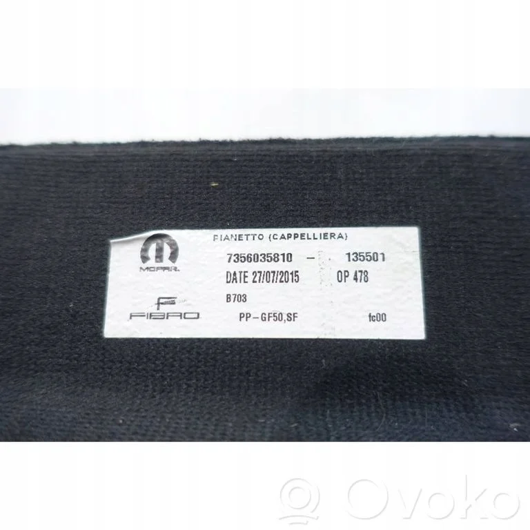 Kofferraumabdeckung Fiat 500X 7356035810 image 6
