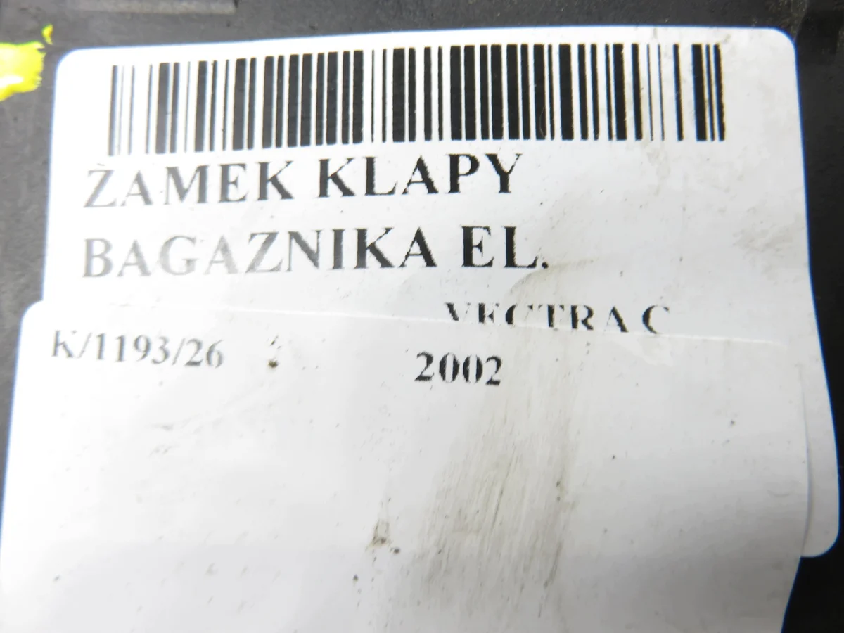 Schloss Heckklappe Opel Vectra C (Z02) M1147341-09180104 image 7