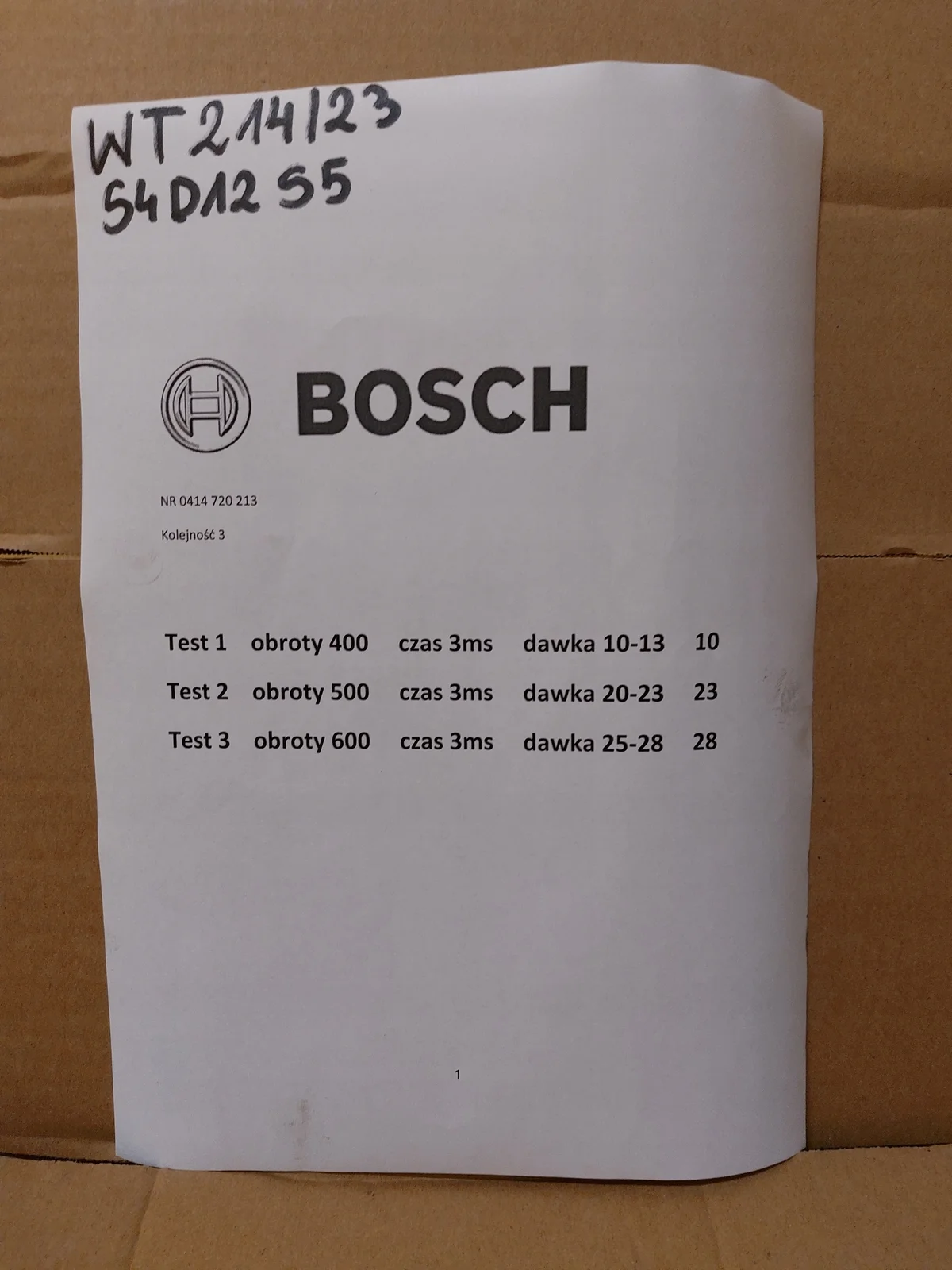 Bosch 0414720213 Injecteur Pompe image 3