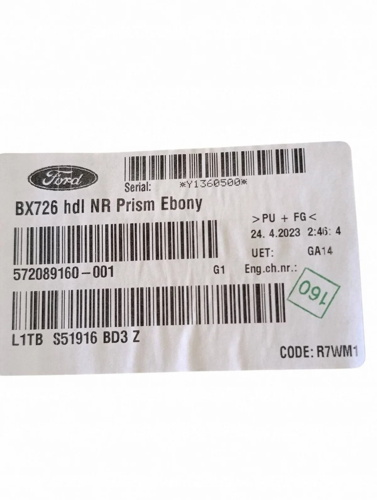 Ford Puma MK2 Hemelbekleding Panorama L1TB-S51916-BD3Z image 8