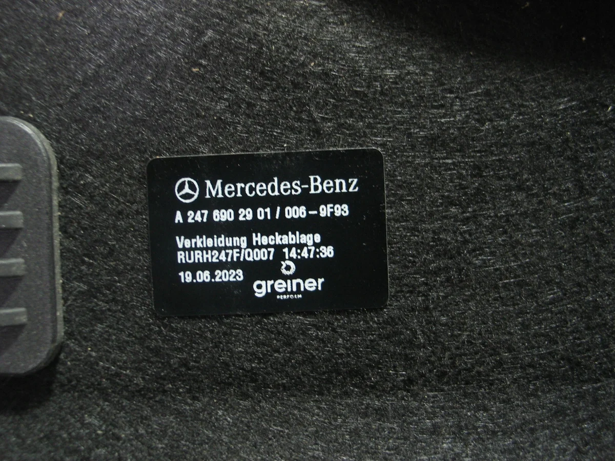 Étagère de coffre MERCEDES GLA II W247 image 8