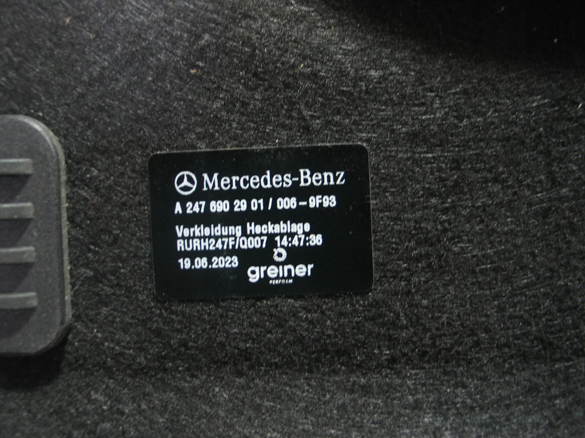 Étagère de coffre MERCEDES GLA II W247 image 9